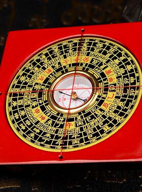 悬挂小罗盘挂件7-8公分适合挂卫生间门八宅明镜风水挂饰立极