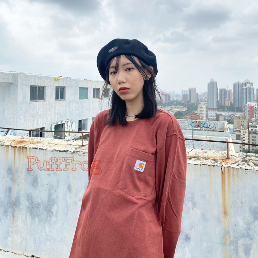 Carhartt Pocket TShirt卡哈特主线K126 口袋工装长袖T恤 宽松TEE - 图1