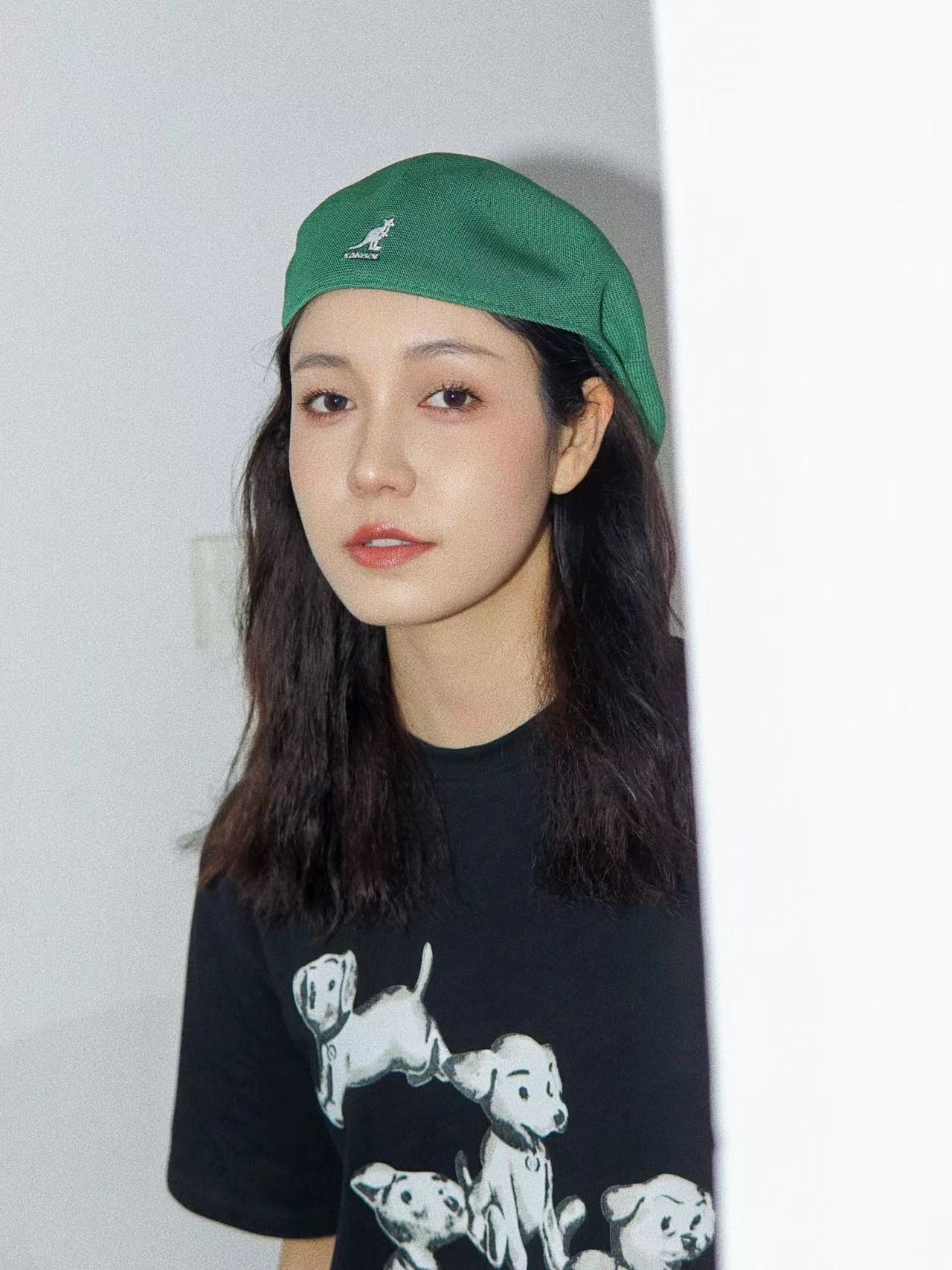 Kangol Tropic 504 Cap袋鼠王嘉尔同款网眼贝雷帽画家帽鸭舌帽子 - 图1