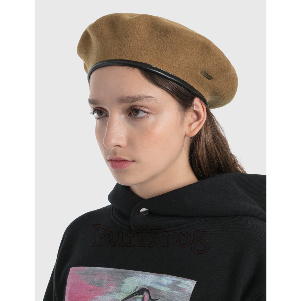 Kangol Monty Military Beret 袋鼠羊毛男女情侣网眼贝雷帽画家帽 - 图1