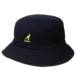 Kangol Washed Bucket袋鼠帆布水洗盆帽遮阳lisa同款平顶渔夫帽