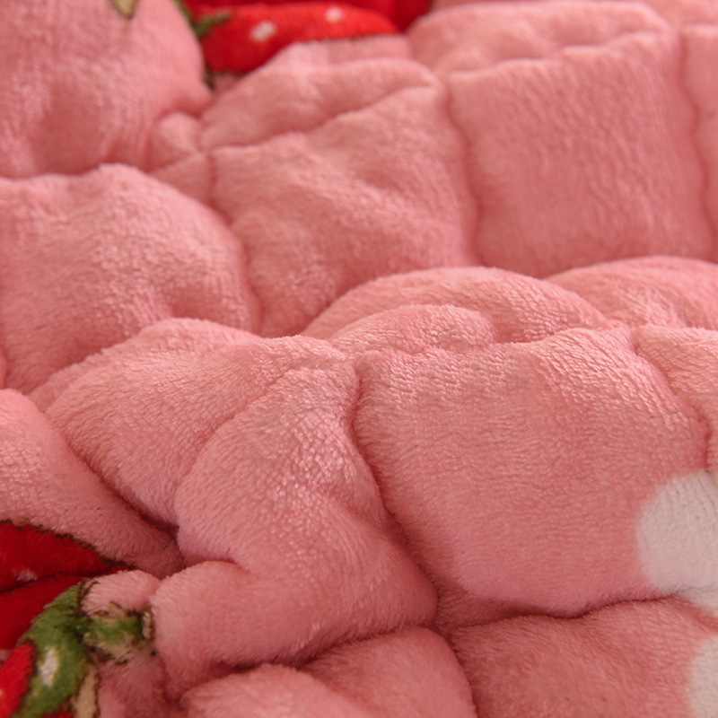 冬季法兰绒珊瑚绒床单毛毯加厚铺床毯子床上用学生宿舍单人加绒毯