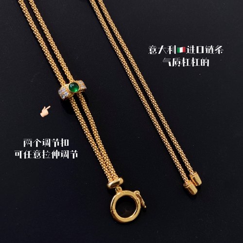 臻艺福意大利进口复古百搭纯银镀金项链搭配古币吊坠长度可调节 - 图1