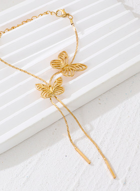 蝴蝶流苏优雅古装手链