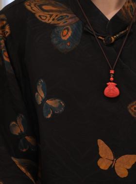 安之朱砂福袋福牌福如意福锁