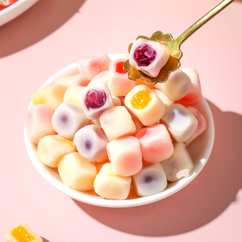 结婚庆喜糖爆浆乳酸菌夹心水果味软糖高颜值解馋网红零食休闲糖果,淘宝优惠券,粉丝福利购,淘宝优惠卷