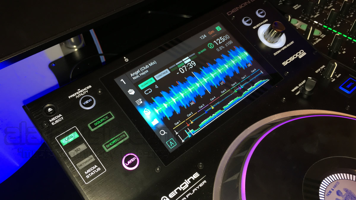 天龙DENON DJ SC5000支持U盘SD卡打碟机超大彩屏带8个打击垫现货 - 图2