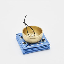 Japanese Yamaguchi Jiu Copper Alloy Bowl Bell Natural Stone Hand Bell Playing With Bell Table Bell Pendulum Pieces Gift