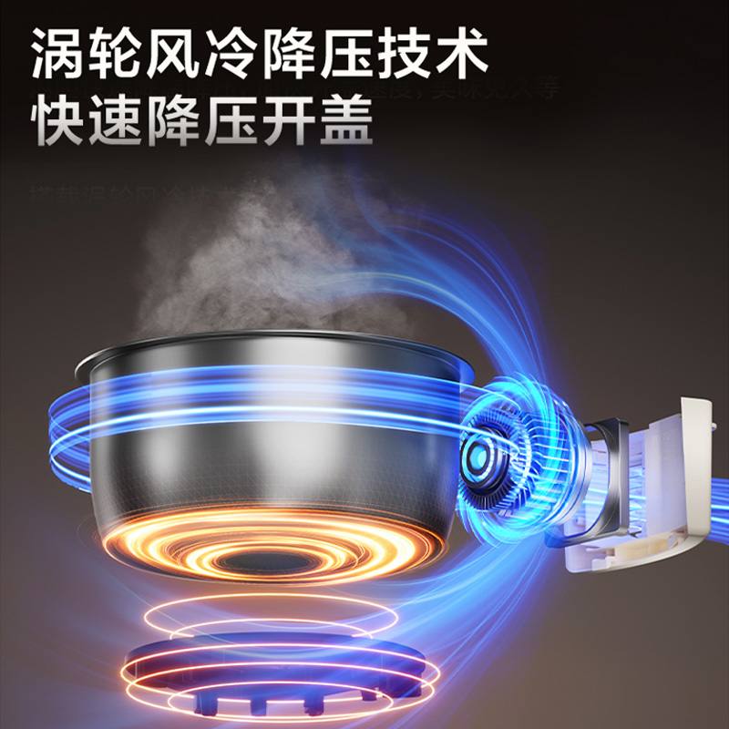 苏泊尔电压力锅家用小型3L无涂层不锈钢内胆多功能智能预约电压锅 - 图3