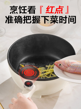 苏泊尔电炒锅家用多功能炒菜锅一体式不粘锅宿舍小型煮锅火锅新款