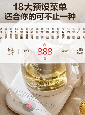 苏泊尔多功能养生壶长效预约滤网