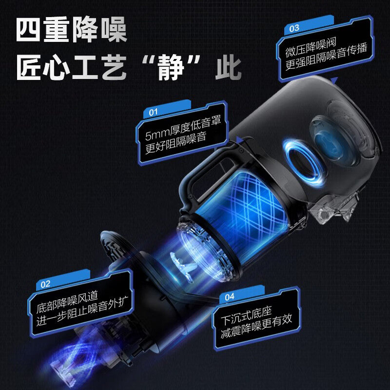 苏泊尔低音可拆洗破壁机家用加热自动豆浆机低音多功能辅食料理机,淘宝优惠券,粉丝福利购,淘宝优惠卷