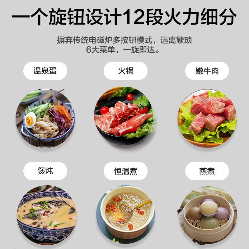 苏泊尔官方旗舰店苏泊尔电磁炉51E8大火力爆炒炉灶电池炉家用迷你多功能火锅一体1