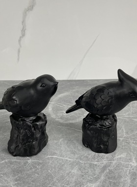 北欧创意样板间动物树脂