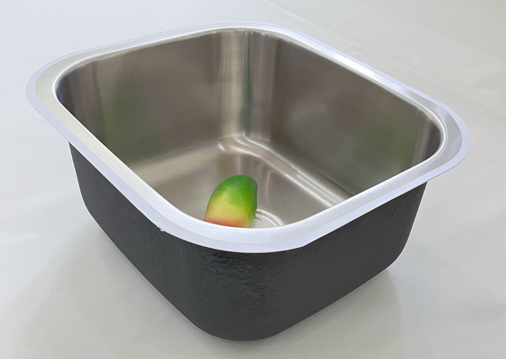 SUS304不锈钢小水槽1.2 阳台吧台拉丝小单盆 洗手盘外贸原单 4540 - 图0