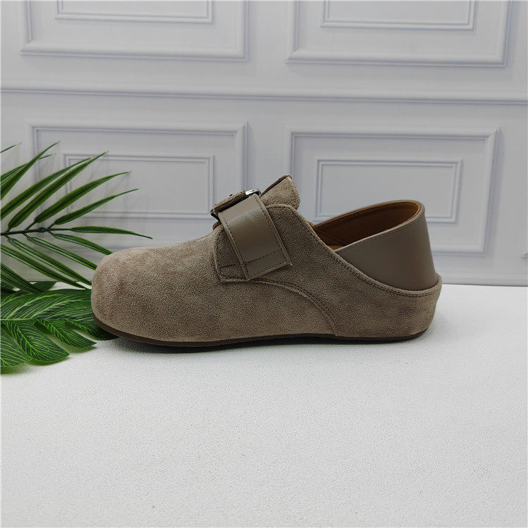 26春季复古风搭扣一脚蹬勃肯鞋女搭扣圆头平底休闲懒人单鞋女,淘宝优惠券,粉丝福利购,淘宝优惠卷