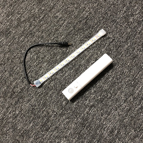 感应led灯带长条形灯条电池灯橱柜灯柜底灯衣柜床头床下电脑桌灯-图2