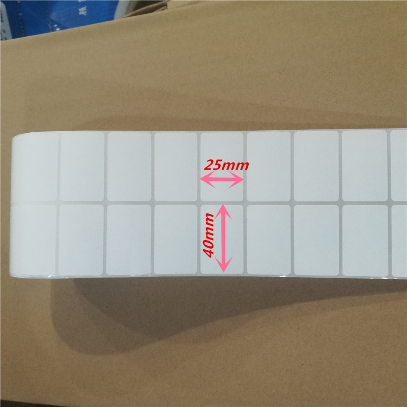 现货40x25铜板不干胶标签纸ZT410 511 TSC244 247 342 MA2400 3400 MA2400 btp2100 2200 2300e条码贴纸热卖 - 图3