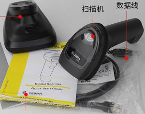 特惠微信支付宝扫描枪ZEBRA斑马 DS2278无线二维条码扫码枪 快递 物流 仓库 条码扫描枪