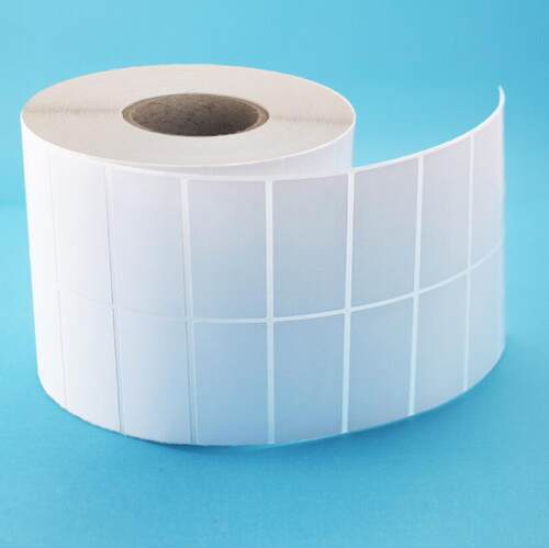 热卖铜版不干胶纸50X25条码纸OS214 314TTPLUS ZD420 ZD421标签打印纸2500张 - 图0