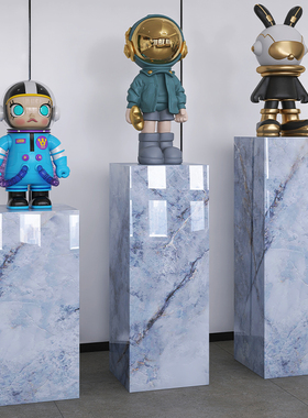 家居装饰品电视柜旁边客厅酒店会所工艺品雕塑大型摆件底座展示台