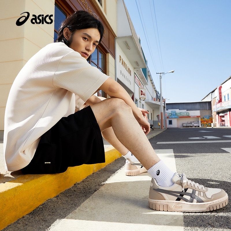 ASICS亚瑟士休闲鞋COURT MZ男女款复古美拉德板鞋1203A127-700