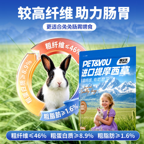 提摩西草段进口美提一番澳麦黄金燕麦草兔子干草豚鼠龙猫晒干草粮 - 图1