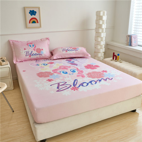 小马宝莉全棉床笠单件床罩男孩卡通防滑床垫套宿舍儿童纯棉罩子 - 图1