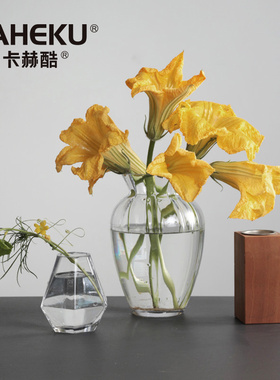 kaheku简约克利恩透明玻璃花瓶