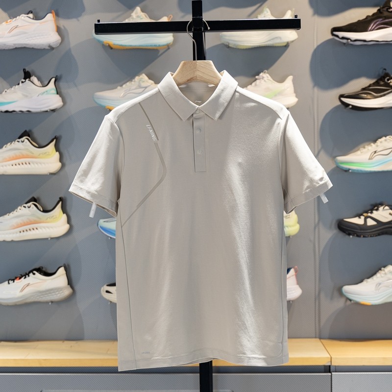 李宁短袖POLO衫男子2026春季新款团购系列舒适透气翻领T恤APLW247,淘宝优惠券,粉丝福利购,淘宝优惠卷