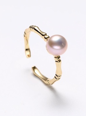戴拉时尚淡水珍珠个性简约戒指