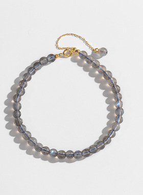 戴拉高级感复古月光石项链手链