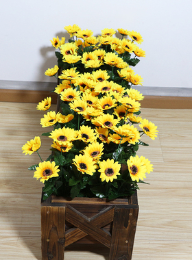 7头向日葵仿真花学校舞蹈运动会