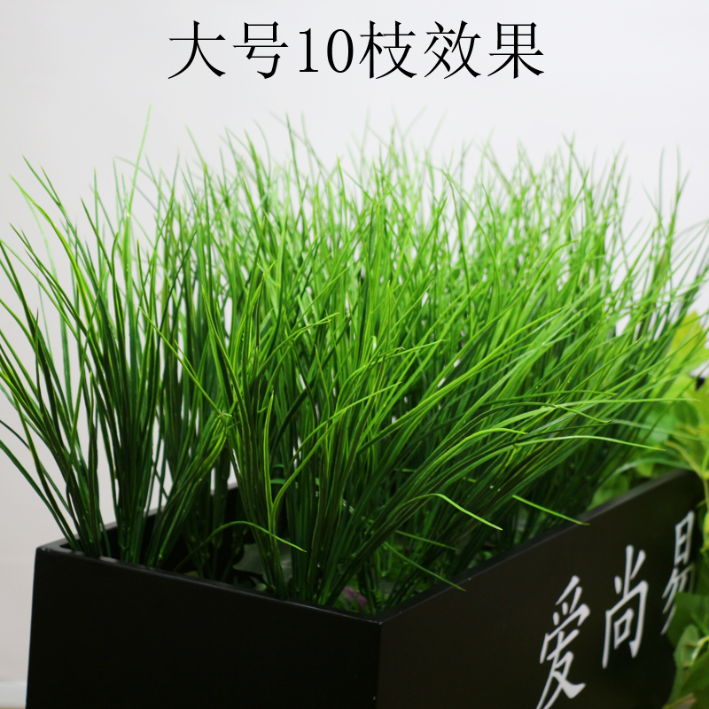 仿真小麦苗仿真秧苗草春草塑料假青草绿植绿草稻苗韭菜稻草花槽 - 图1