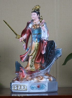 九天玄女像九天圣母娘娘铜彩玄母天尊神像无极元君家用佛堂供奉