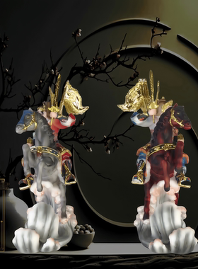 骑马将军报马通来往灵黄小跑