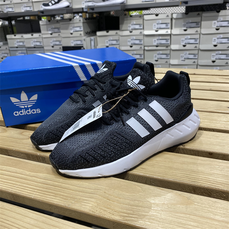 正品Adidas阿迪达斯三叶草男女耐磨运动休闲跑步鞋GZ3496 GZ3495 - 图0