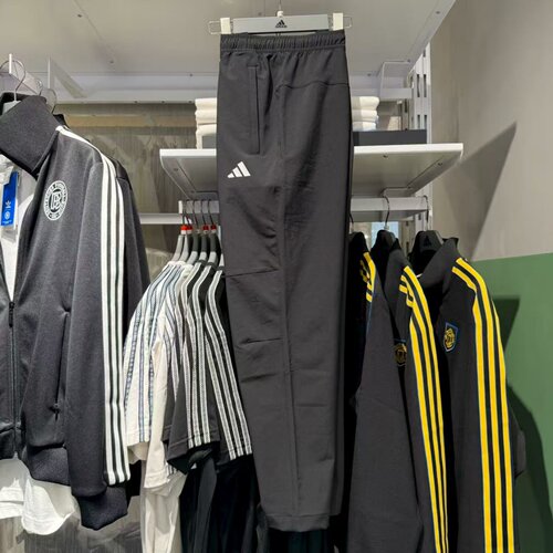 Adidas阿迪达斯春秋新款男速干梭织休闲运动训练直筒长裤 KC2877 - 图3
