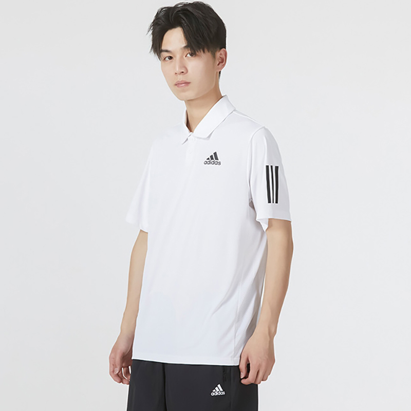 正品Adidas/阿迪达斯男子网球运动休闲透气短袖POLO衫HF1815-图0