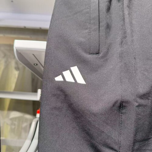 Adidas阿迪达斯春秋新款男速干梭织休闲运动训练直筒长裤 KC2877 - 图1