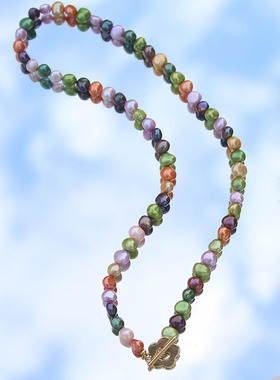 欧美高级感颈链百搭淡水珍珠