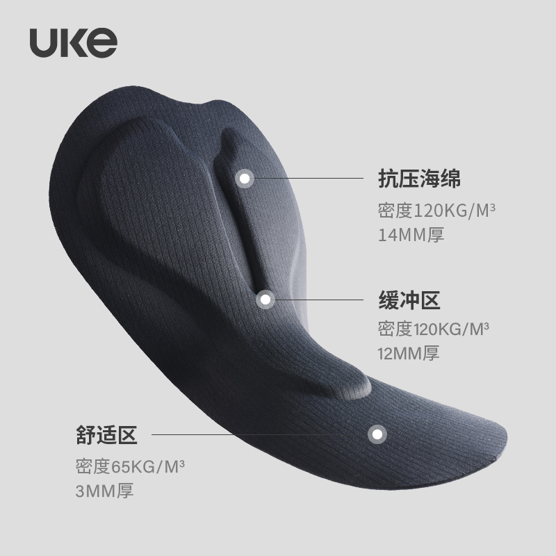 UKE骑行裤女子抓绒储物背带骑行长裤新款公路自行车保暖长裤韶光