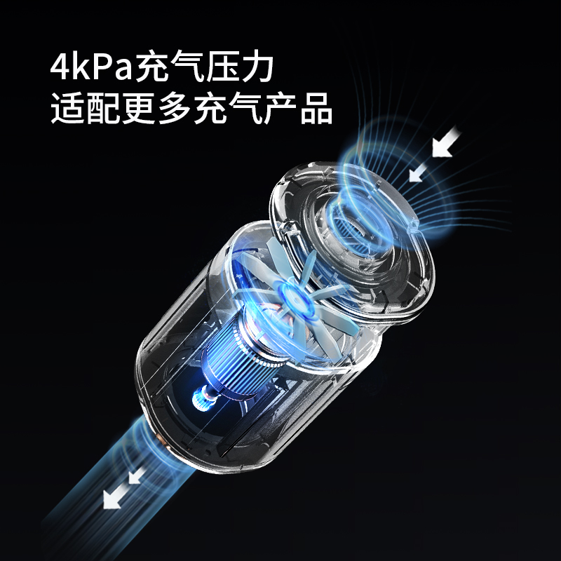 FLEXTAIL鱼尾充气泵户外迷你便携自动气泵露营气垫泳圈电动抽气泵