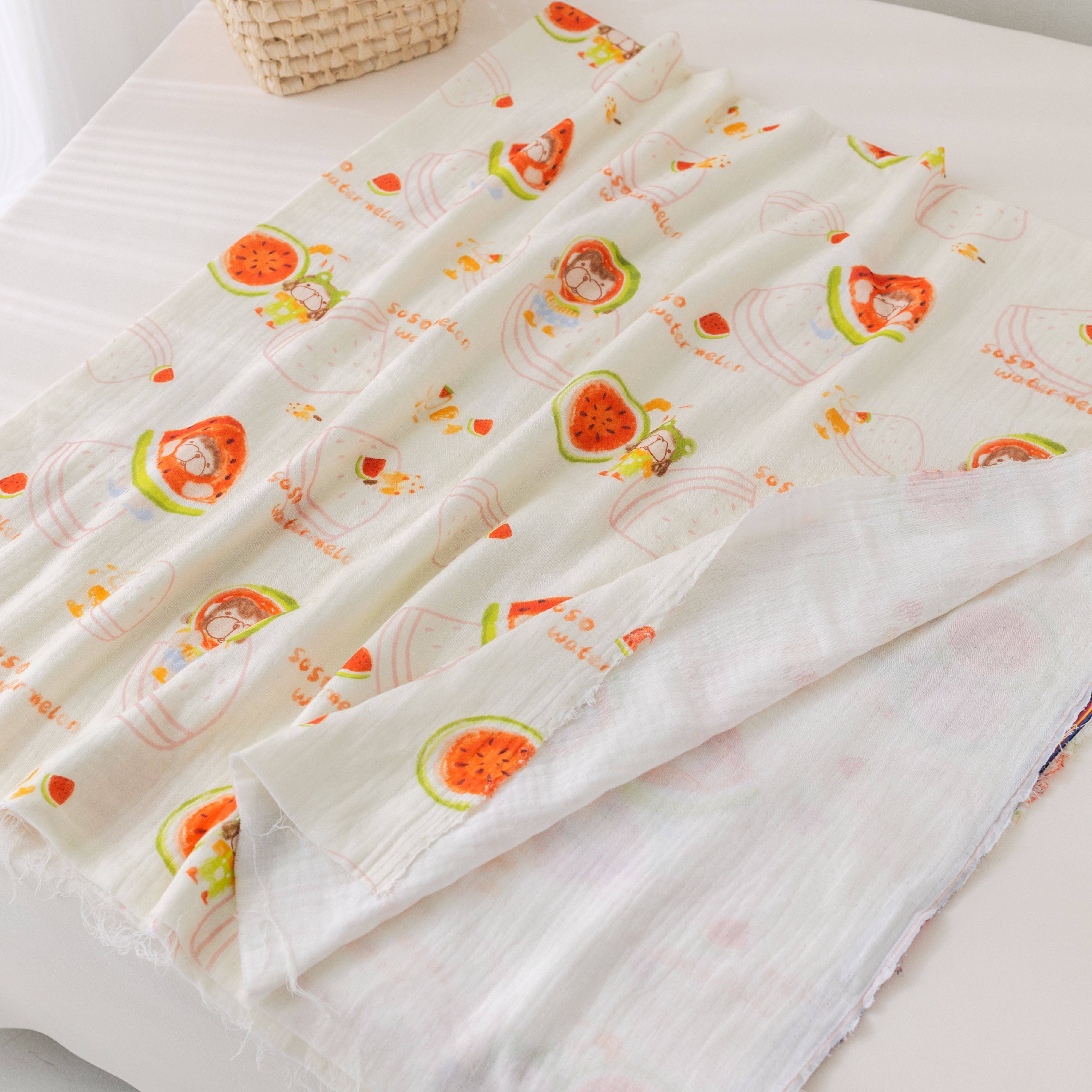 清仓  1.5米三层纯棉纱布    两件八折  四件六折   布料褶皱水,淘宝优惠券,粉丝福利购,淘宝优惠卷