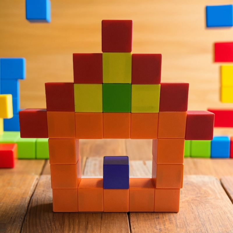 数学教具六面磁正方体积木磁力方块立体空间思维几何模型益智玩具 - 图2