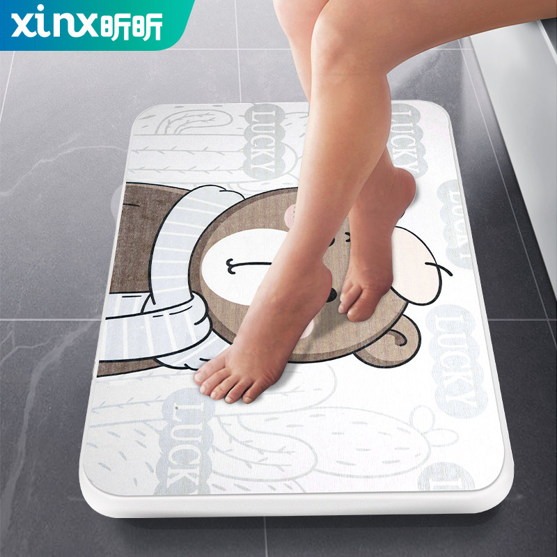 硅藻泥吸水垫地垫浴室脚垫门口硅藻土防水卫生间厕所防滑家用速干,淘宝优惠券,粉丝福利购,淘宝优惠卷