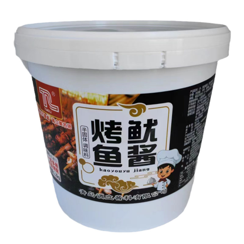 调立烤鱿鱼酱2.25kg秘制铁板鱿鱼铁板烧铁板鸭肠酱料商用酱料 - 图3