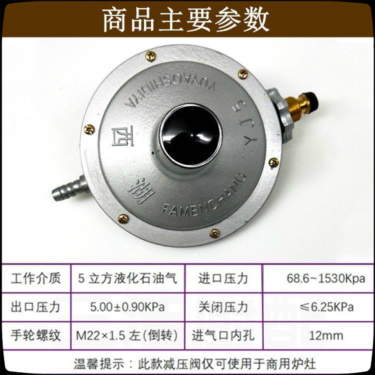 西湖牌大流量煤气阀2立方5立方商用调压煤气罐减压阀钢瓶阀门包邮