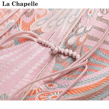 La Chapelle / La Chapelle ພາກຮຽນ spring ໃຫມ່ແບບໃຫມ່ຂອງຈີນແບບແຫ່ງຊາດ Embroidered ເຕົ້ານົມດຽວ Vest Vest Jacket ແມ່ຍິງ