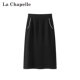 La Chapelle / La Chapelle ລະດູໃບໄມ້ປົ່ງແລະລະດູຮ້ອນຂອງເກົາຫຼີ knitted ສອງສິ້ນຊຸດທີ່ມີຄວາມຮັກ embroidery skirted ແອວສູງແຂນສັ້ນ